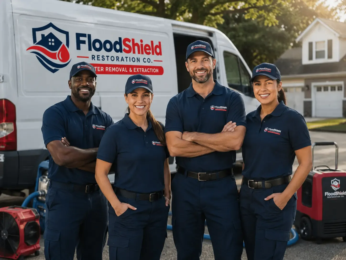 Flood Damage Restoration company in Brinkhaven, OH